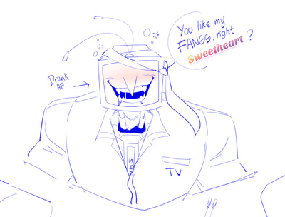 📺🥃~Getting drunk with your boss~🥃📺