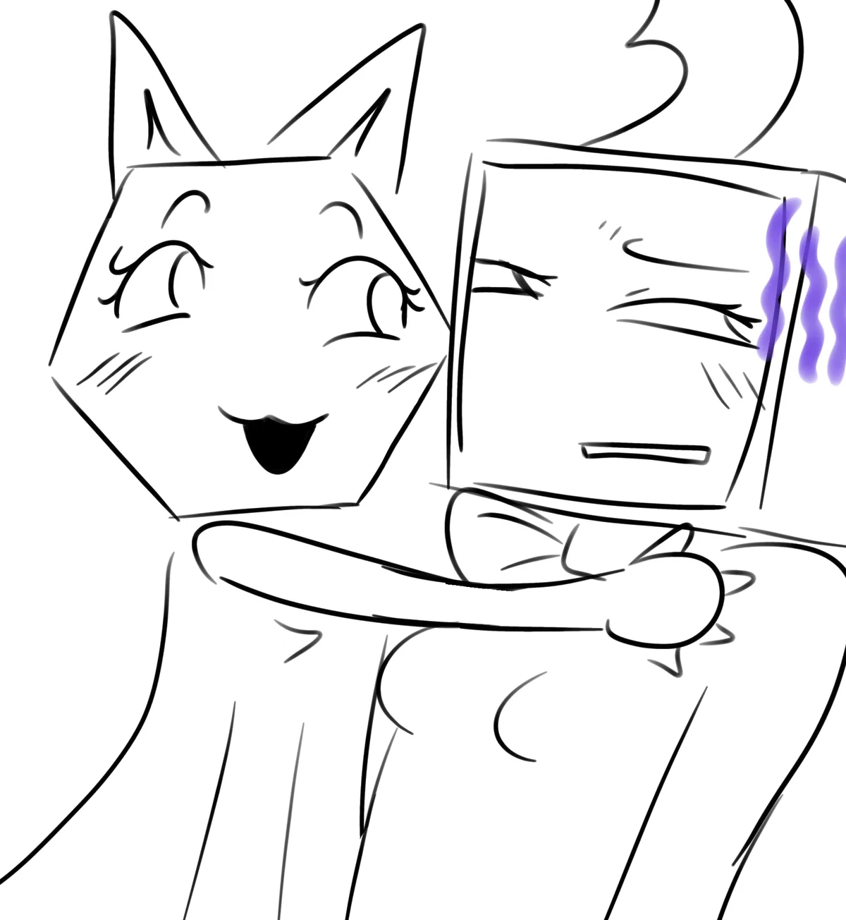 Scraps and Vee (fight to the DEATH. LITERALLY. Well technically.)