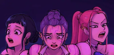 Rumi, Zoey & Mira (yuripeach)