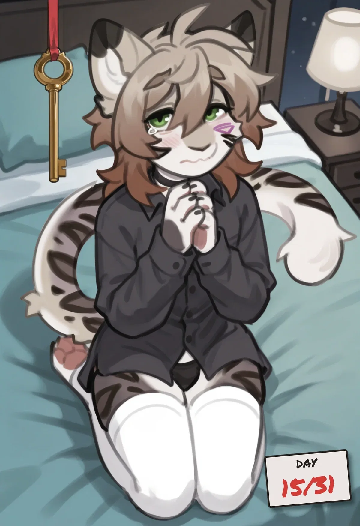 Your roommate gave you his chastity key