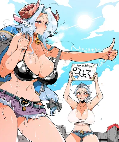 Hitchhiking To Vegas | Hanako and Vella