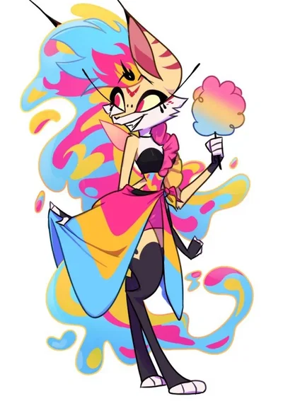 BEELZEBUB GET'S GASSY AF FROM TOO MUCH COTTON CANDY (FARTING,  , SOILING)