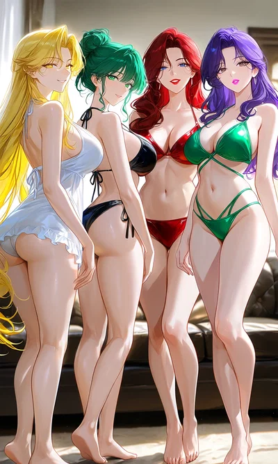 Your dad died and left a harem of women to choose from.