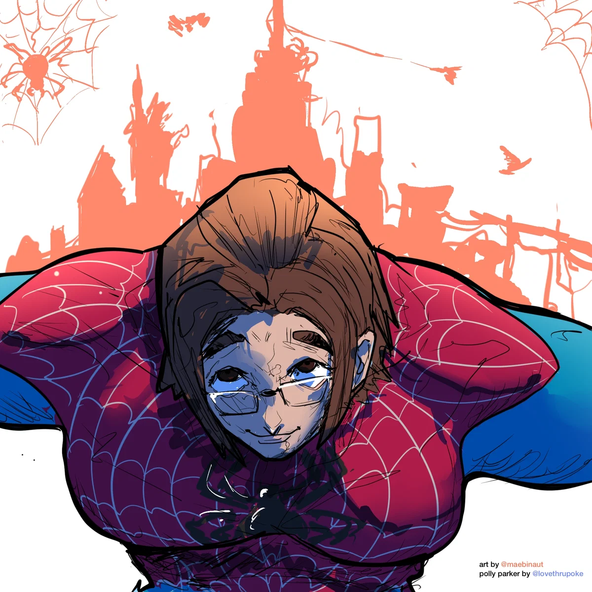 Polly Parker | Your LARGE Friendly Neighborhood Spider-Girl.