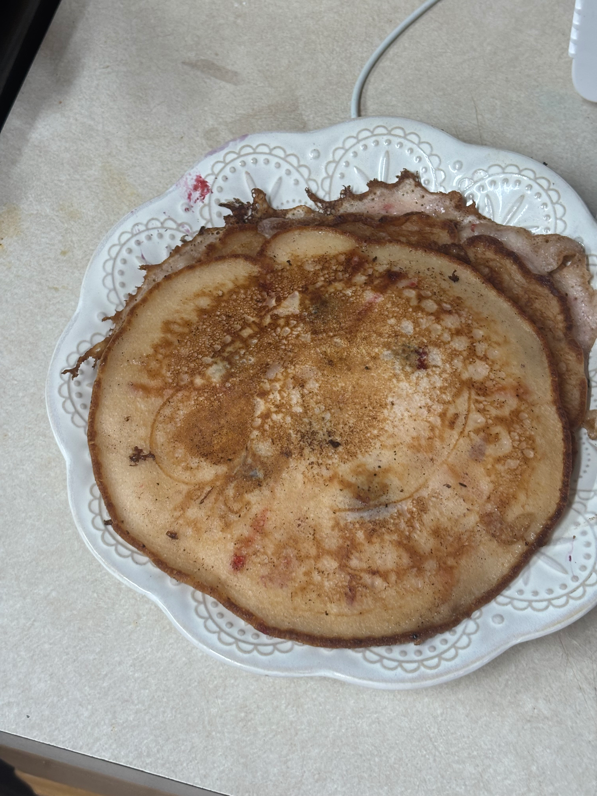Made pancakes