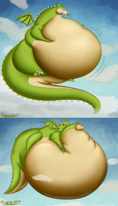 Grim matchstick the air balloon dragon