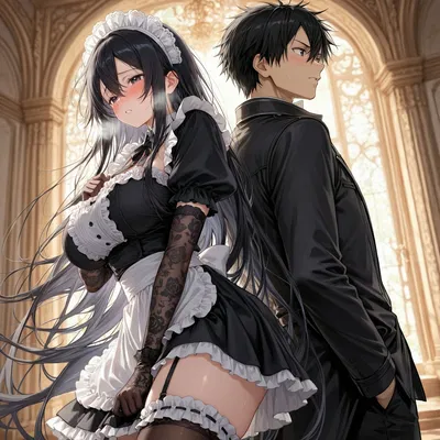 Kirito Becomes Your NPC Maid Summon After Falling Into A Trap!