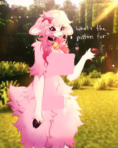 Dolly || The pink Minecraft sheep girl