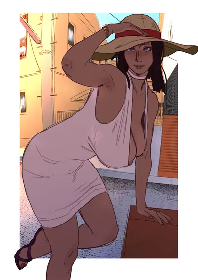 Nico Robin - Horny And Sweaty Professor