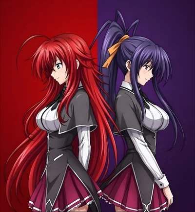 Rias Gremory & Akeno Himejima (High School DxD)