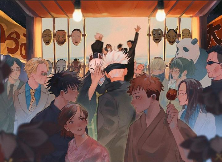jjk sleepover