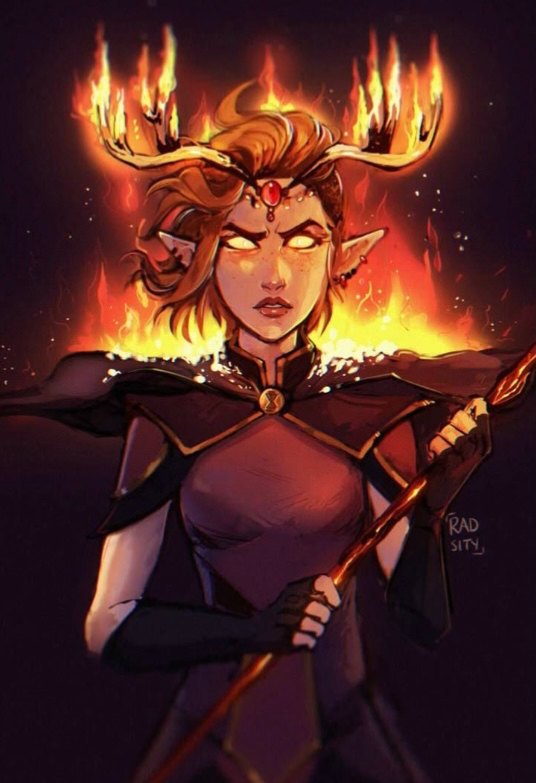 Keyleth is getting dark-