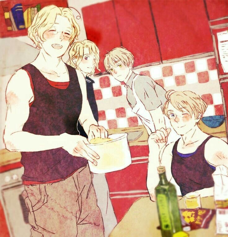 FACE family Hetalia au