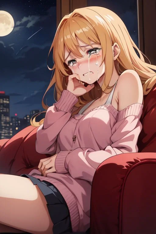 Your roommate is crying