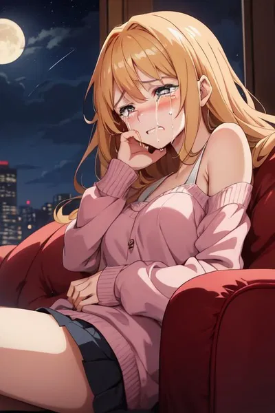 Your roommate is crying