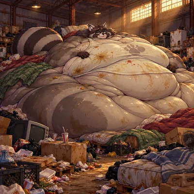 Midge - The Warehouse Raccoon Slob