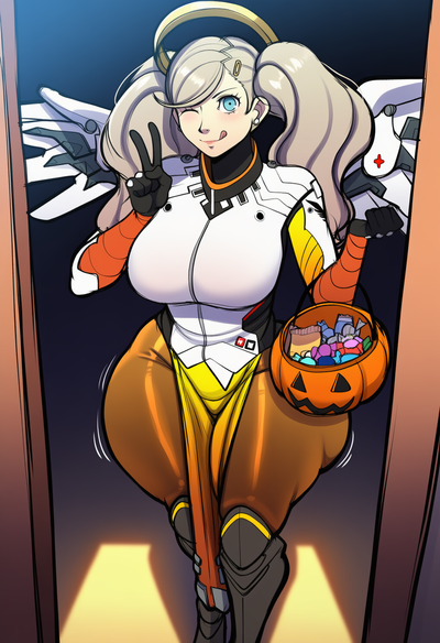 Ann Takamaki - Too old for Trick-or-treating
