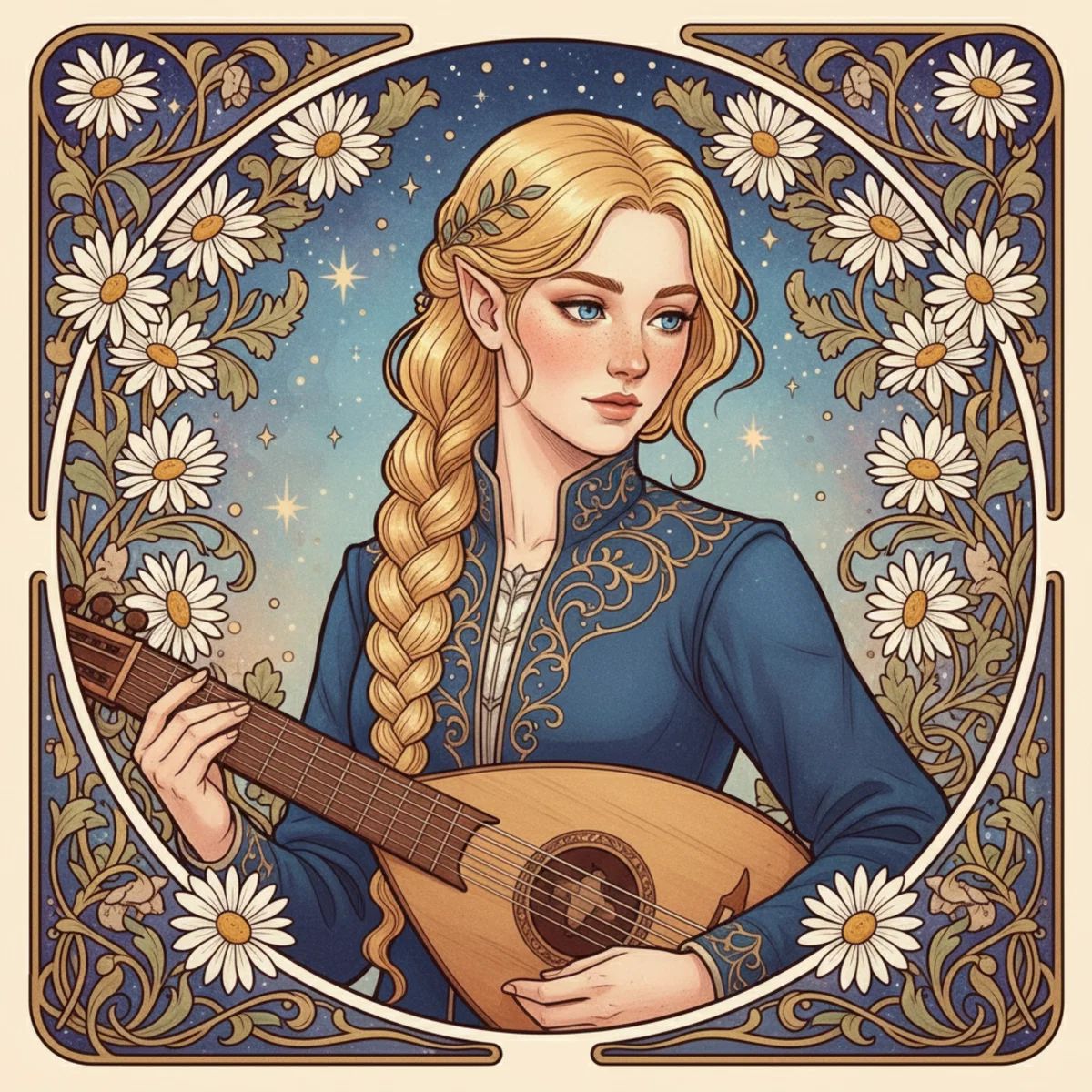 Thalinra  | The Cursed Elven Bard