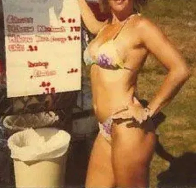 Hot Dog Girl Cart