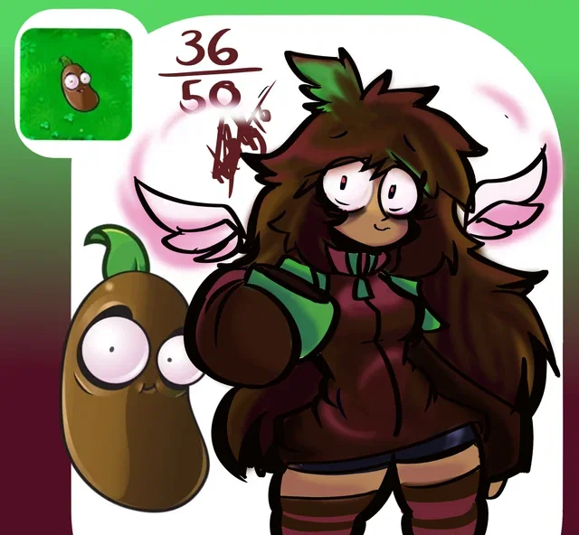 Coffee Bean-Caffira (PvZ: GIRLS VS ZOMBIES AU)