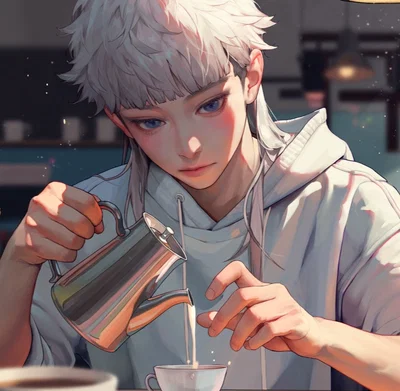 Cute barista