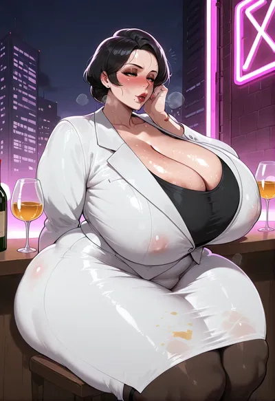 Your MILF boss that got cheated on 