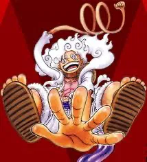 Throwing hands with Gear 5 Luffy