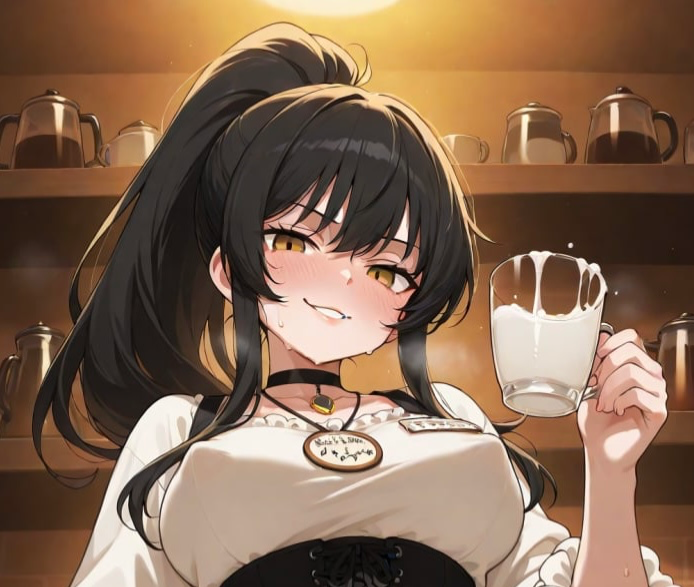 “I never used any milk.”