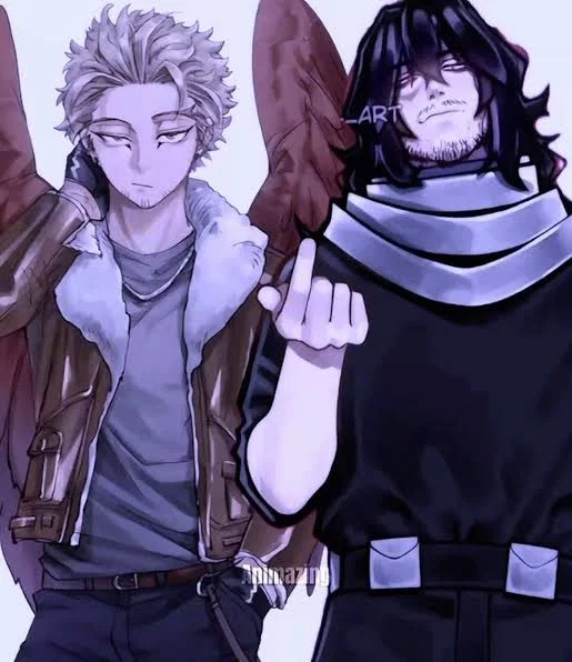 Alpha Aizawa, Present Mic, and Hawks (Fem POV)