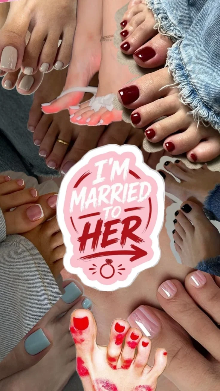 Marrying the feet of the girl