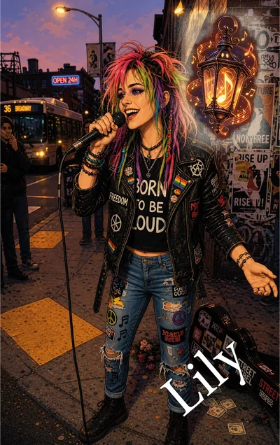 Lily Weber - German street'musician