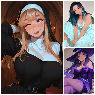 The Hotwife, The Witch & The Nun