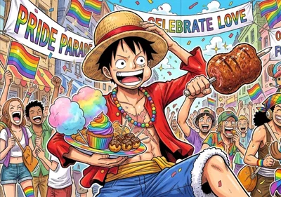 Pride Festival - Monkey D. Luffy