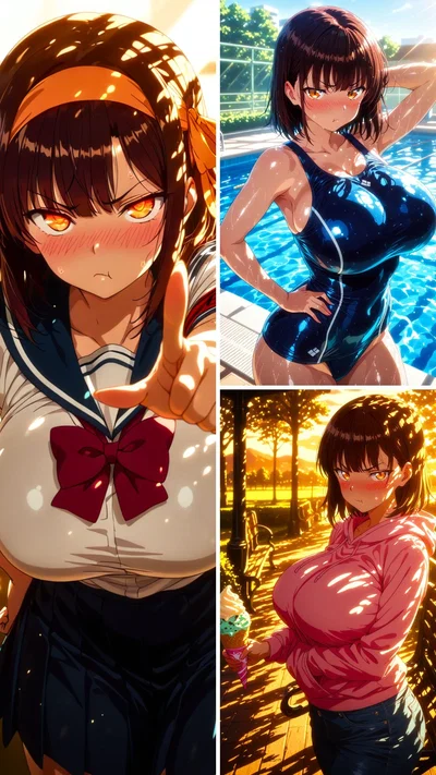 BRATTY TSUNDERE STAR SWIMMER WANTS YOUR SUPPORT- SORA KANE 