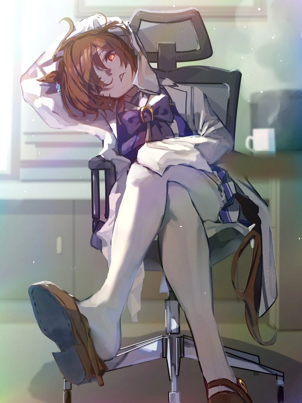 ⌜ Agnes Tachyon - Why did the scientist remove her doorbell? It is because she wanted to win the no-bell prize! ⌟