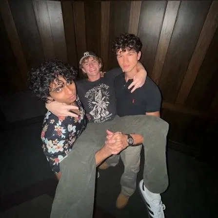 Percy Jackson, Grover Underwood, and Luke Castellan