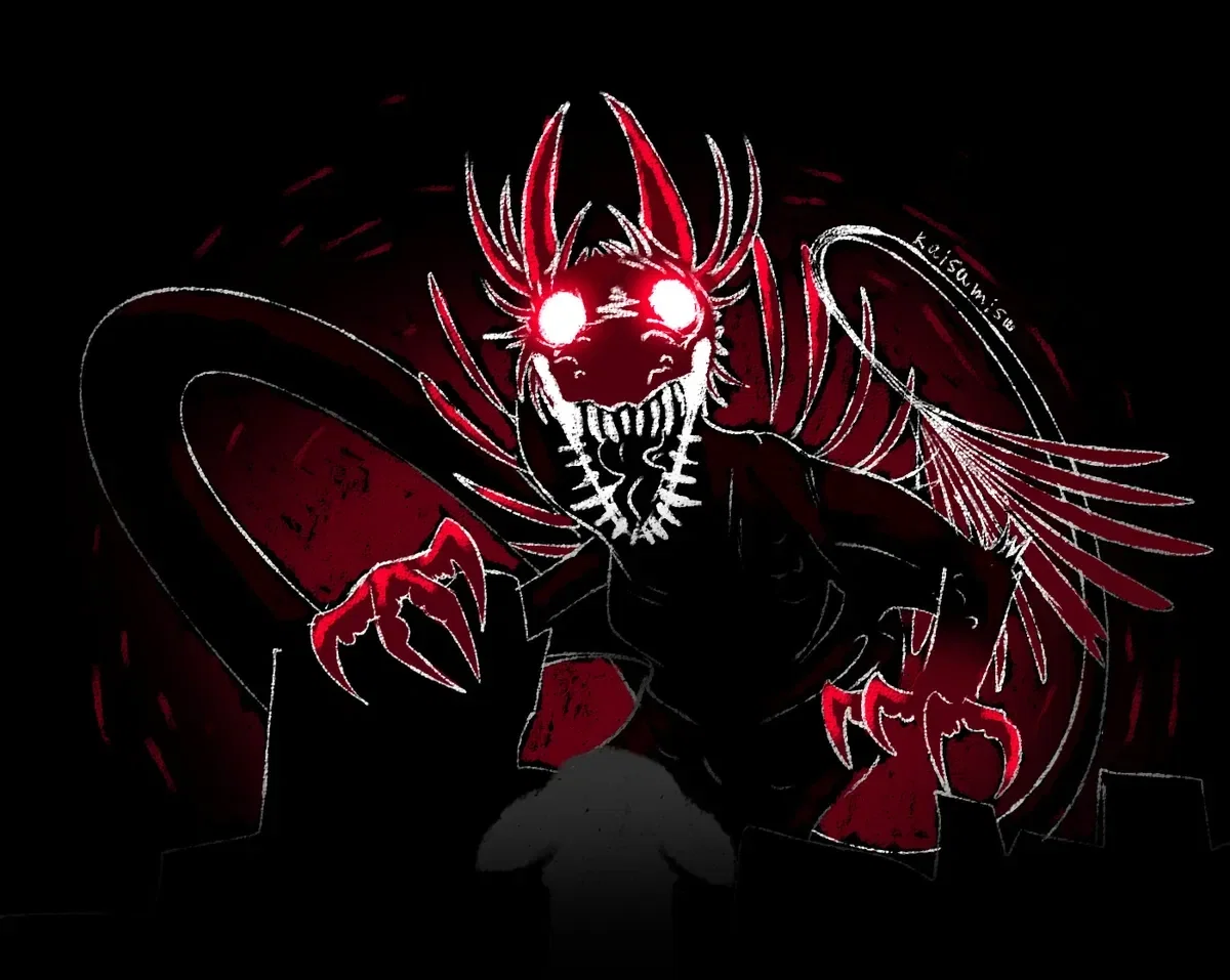 Red lizard waiting for you