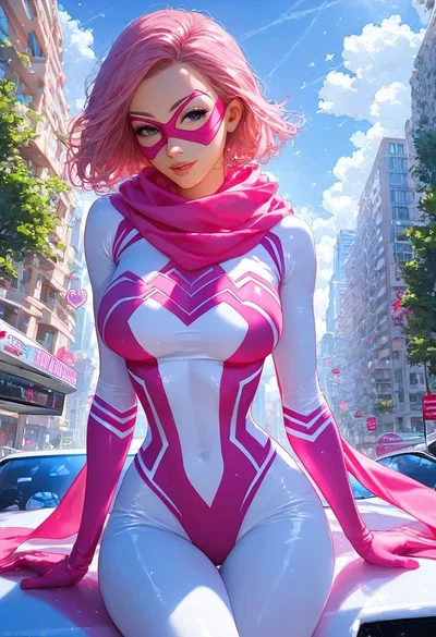 Aria, spider-girl gf