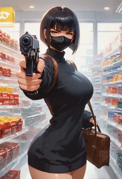 Caitlin, robber holds you hostage!?