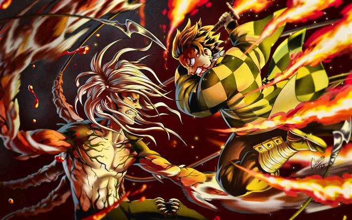 Muzan and tanjiro