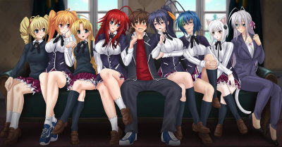 Rias and her harem