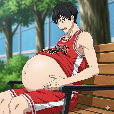 Accidentally swallowed the basketball