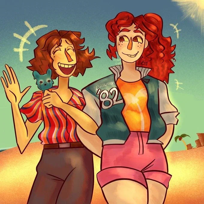Sophie Walten & Jenny Letterson | Beach Day - 1983 | The Walten Files 