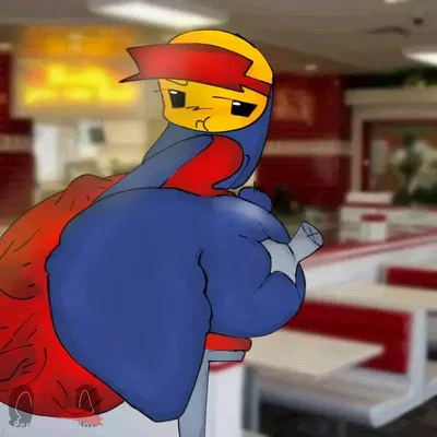 Thicc McDonalds Worker (Facesitting Alt)