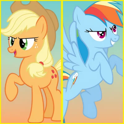 Applejack & Rainbow Dash vs (YOU)