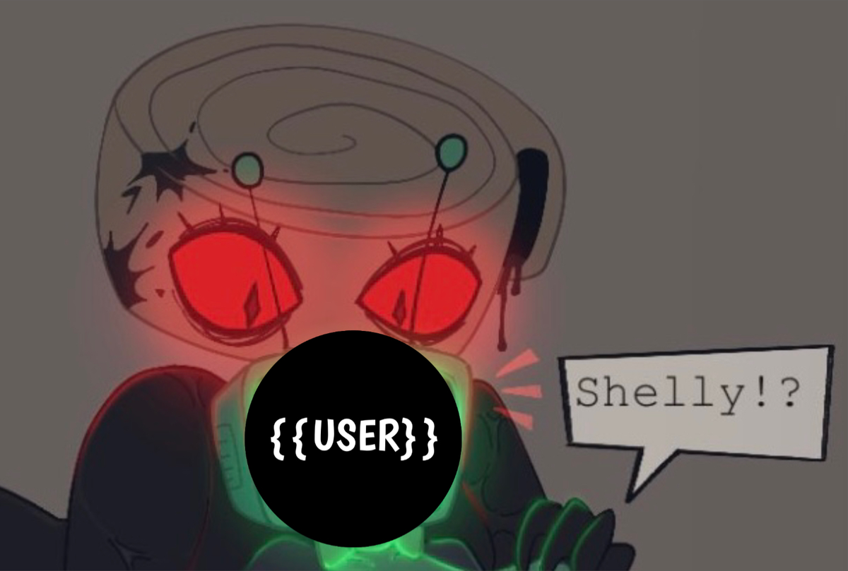 Twisted Shelly - yeah i’m doing one of the EVIL VERSIONS from SLOP now! Guess you could say ya got trouble!