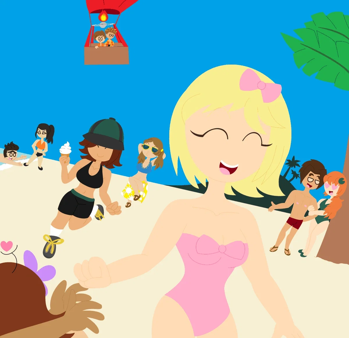 ¡Un dia de playa! - Papa's Louie's Gameria