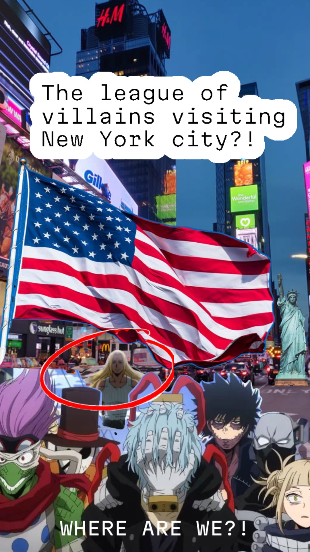 MHA - America 🇺🇸 - villain version