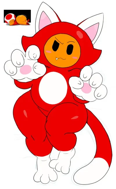 SMB1 Toad (Cat suit ver.) | Your "Princess" Annoys You With His New Feline Antics