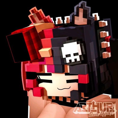 goth minecraft girlfriend ☠️❤️